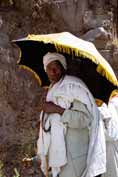 Mnich bhem Timkatu. Lalibela. Sever, Etiopie.