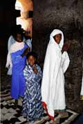 Věřící v kostele během Timkatu. Lalibela. Sever,  Etiopie.