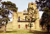 Královský hrad v Gonderu. Etiopie.