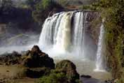 Vodopád na Modrém Nilu. Bahar Dar. Etiopie.