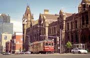 Stará tramvaj a Melbourne. Austrálie.