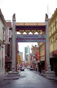 Čínská čtvrť v Melbourne. Austrálie.