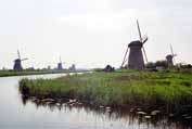 Vtrn mlny. Kinderdijk. Nizozemsko.