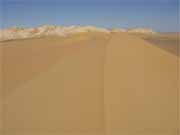 Písečné duny na Sahaře. Egypt.