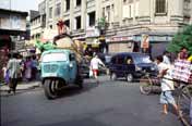 Ulice v Kalkatě. Indie.