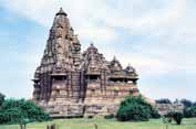 Chrám v Khajuraho. Indie.