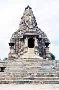 Chrám v Khajuraho. Indie.