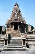 Chrám v Khajuraho. Indie.