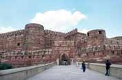 Pevnost v Agře. Indie.