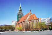 Kostel Marienkirche. Berlín. Německo.