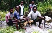 Domorodci z vesnice Wamerek. Baliemské údolí. Papua,  Indonésie.
