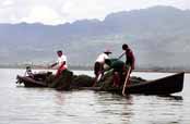 Život na jezeře Inle. Myanmar (Barma).