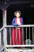 Vesnice horských kmenů. Oblast okolo vesnice Kalaw. Myanmar (Barma).