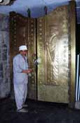 Zoroastriánský chrám Chak Chak. Okolí města Yazd. Írán.
