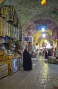 Bazar (Bazar-e Bozorg) v Esfahanu. Írán.