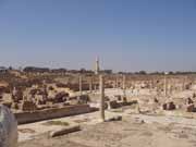 Sabratha byla součástí Numidianského království Massinissa. V 2.-3 století našeho letopočtu byla přestavěna v románském stylu. Libye.