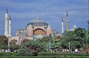 Aya Sofya (Hagia Sophia), nejvznamnj Byzantsk stavba postavena csaem Justinianem roku 537, Istanbul. Turecko.