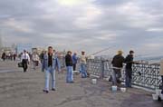 Galata most, Istanbul. Turecko.