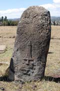 Menhiry, Tiya, jižně od Addis Abbeby. Jih, Etiopie.