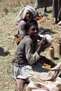 Trh, jižně od Addis Abbeby. Jih, Etiopie.