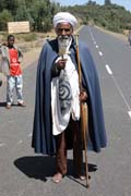 Kněz etiopské ortodoxní církve, jižně od Addis Abbeby. Jih, Etiopie.