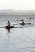 Rybí trh, jezero Awasa. Jih,  Etiopie.