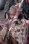 Domorodá žena, okolí Jinky. Etiopie.