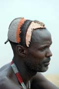 Muž z kmene Karo. Etiopie.