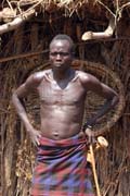 Muž z kmene Bume. Jih,  Etiopie.