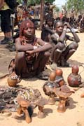 Lidé z kmene Hamar, trh v Turmi. Etiopie.