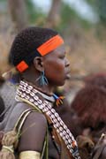 Lidé z kmene Hamar, trh v Turmi. Etiopie.