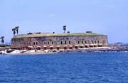 Pevnost Estrées (Fort d'Estrées) na ostrově Gorée (Íle de Gorée), okolí Dakaru. Senegal.