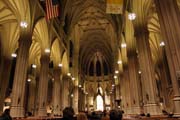 Katedrála sv. Patricka, Manhattan, New York. Spojené státy americké.