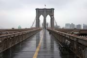 Brooklyn Bridge, Manhattan, New York. Spojené státy americké.