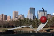 Sculpture Garden, Minneapolis, Minnesota. Spojené státy americké.