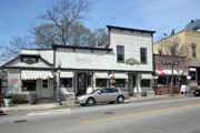 Osceola, Údolí řeky St Croix, Wisconsin. Spojené státy americké.