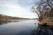 Osceola, Údolí řeky St Croix, Wisconsin. Spojené státy americké.