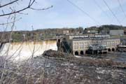 Taylors Falls, Údolí řeky St Croix, Minnesota. Spojené státy americké.