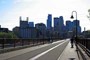 Minneapolis downtown, Minnesota. Spojené státy americké.