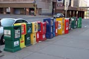 Minneapolis downtown, Minnesota. Spojené státy americké.
