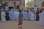 Tančící dervišové. Mešita Hamed-an Nil, Chartům (Omdurman). Súdán.