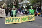 May Day průvod a oslava, Minneapolis, Minnesota. Spojené státy americké.