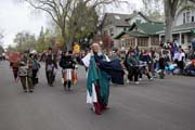 May Day průvod a oslava, Minneapolis, Minnesota. Spojené státy americké.