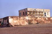 Bývala francouzská pevnost, Podor. Senegal.