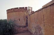 Bývala francouzská pevnost, Podor. Senegal.