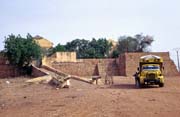 Bývala francouzská pevnost, Bakel. Senegal.