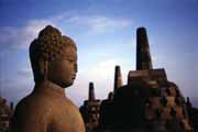 Chrám Borobudur. Indonésie.