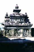 Chrám Borobudur. Jáva,  Indonésie.