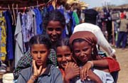 Děti tuaregů. Vesnice Djébok. Mali.