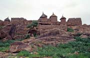 Vesnice ve v�chodn� ��sti zem� Dogon. Mali.